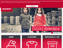 Tablet Screenshot of magrof.pl